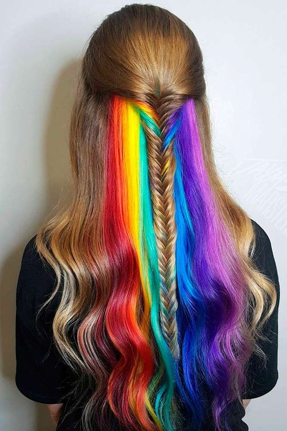 cabello arcoiris