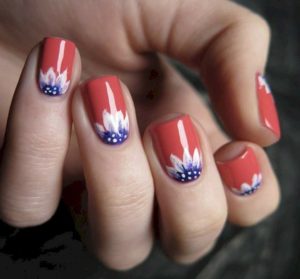 nail art para el 4 de julio