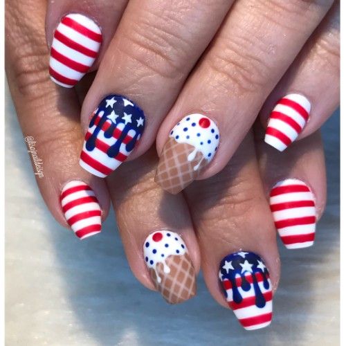 manicura 4 de julio