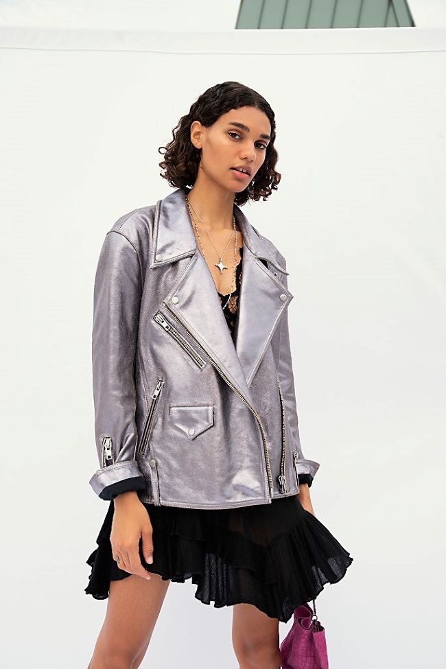 chaquetas metalizadas de moda