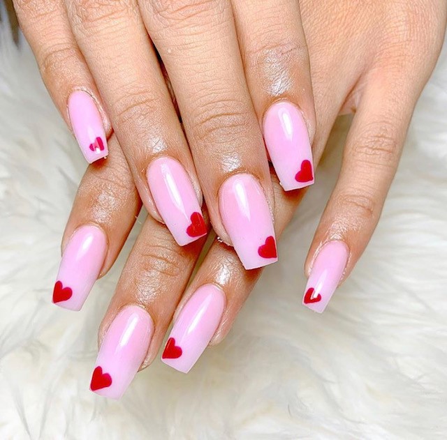manicuras para san valentín